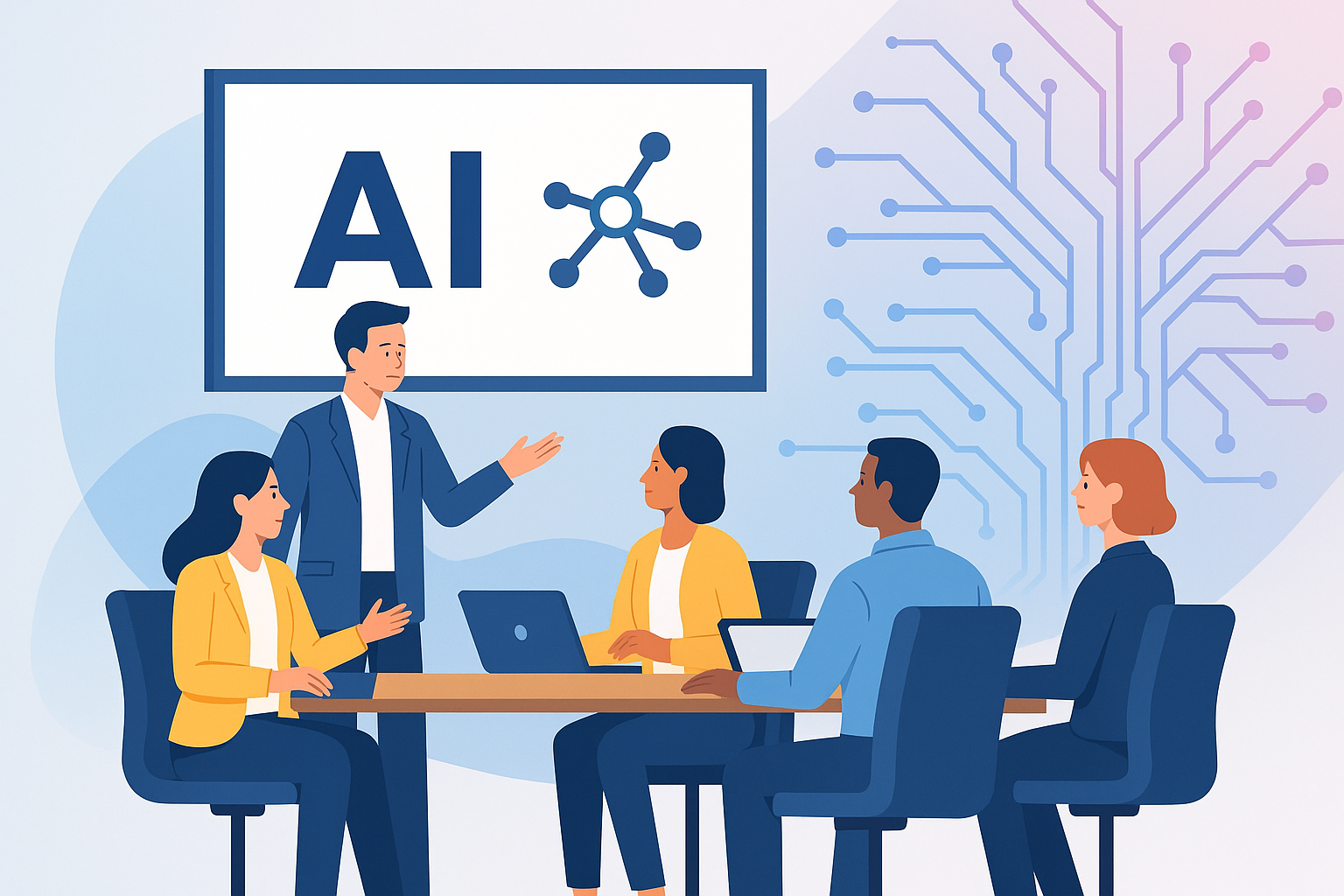 Team training illustration